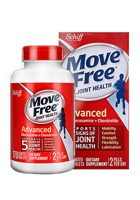 Schiff Move Free氨糖软骨素/Move Free维骨力红瓶170粒