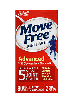 Move Free氨糖软骨素/Move Free维骨力红瓶80粒