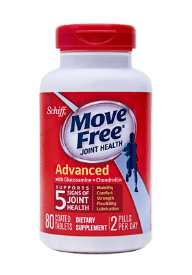 Move Free氨糖软骨素/Move Free维骨力红瓶80粒