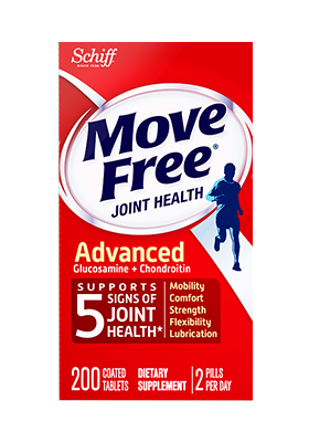 Move Free氨糖软骨素/Move Free维骨力红瓶200粒